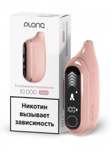 Электронная Сигарета Plonq Max Pro 10000 Клубничное Мороженое Электронная Сигарета Plonq Max Pro 10000 Клубничное Мороженое