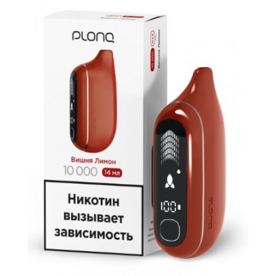 Электронная Сигарета Plonq Max Pro 10000 Вишня Лимон Электронная Сигарета Plonq Max Pro 10000 Вишня Лимон