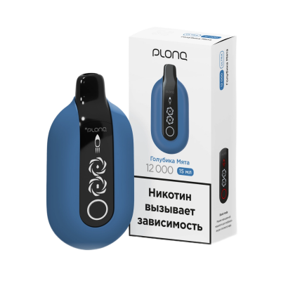 Электронная Сигарета Plonq Ultra 12000 Голубика мята Электронная Сигарета Plonq Ultra 12000 Голубика мята