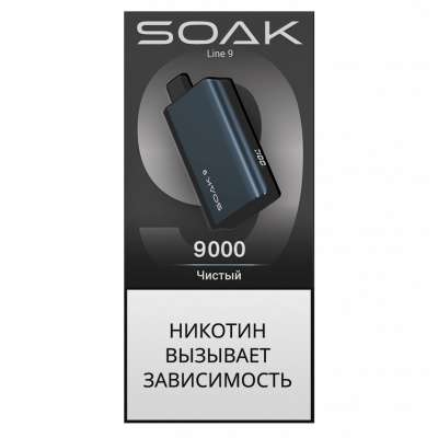 Электронная Сигарета Soak Line 9000 Чистый Электронная Сигарета Soak Line 9000 Чистый