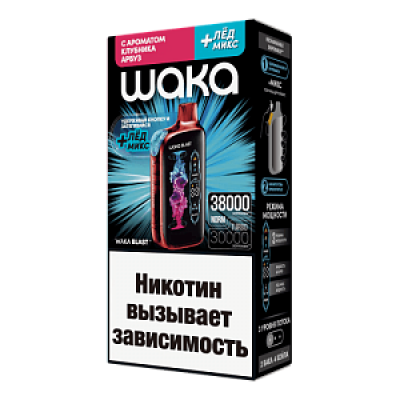 Waka Ice Blast 38000 Клубника Арбуз + Лёд