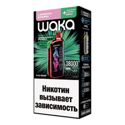 Waka Ice Blast 38000 Клубника + Лимонная Содовая