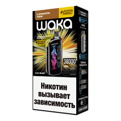 Waka Ice Blast 38000 Табак + Ваниль