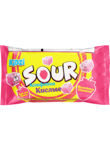 Кислые Конфеты Kidzi Клубника 20гр