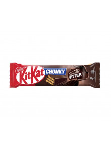 Шок. Батончик Kitkat Chunky Smooth Bitter (в темном шоколаде) 38гр Шок. Батончик Kitkat Chunky Smooth Bitter (в темном шоколаде) 38гр