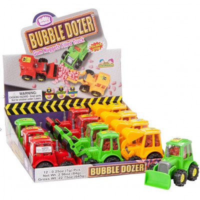 Игрушка-Трактор с Конфетами Bubble Dozler 7гр