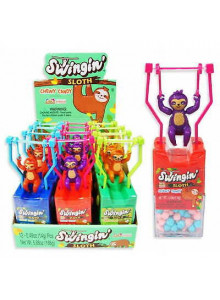 Игрушка Kidsmania Swingin' Sloth (Конфеты Ленивец на качелях) 14г Игрушка Kidsmania Swingin' Sloth (Конфеты Ленивец на качелях) 14г