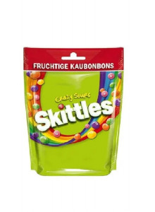 Драже Skittles Crazy Sours (Скитлс Кислые Фрукты) 152г