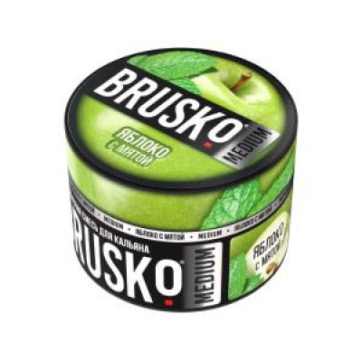 Brusko Яблоко с Мятой Medium 50гр М Brusko Яблоко с Мятой Medium 50гр М