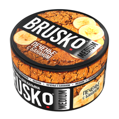 Brusko Печенье с Бананом Medium 250гр М