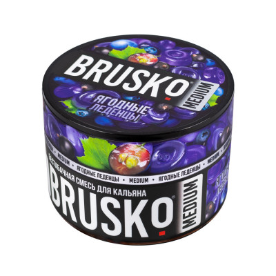 Brusko Ягодные Леденцы Medium 50гр М Brusko Ягодные Леденцы Medium 50гр М