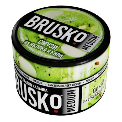 Brusko Смузи из Яблока и Киви Medium 50гр М Brusko Смузи из Яблока и Киви Medium 50гр М