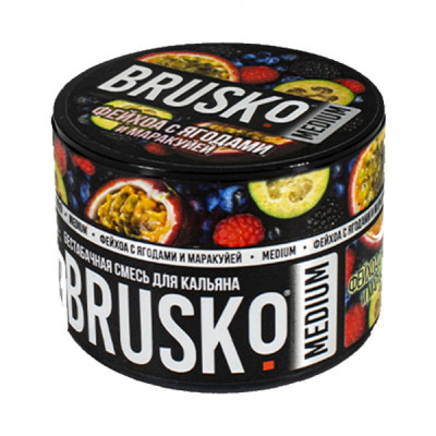 Brusko Фейхоа с Ягодами и Маракуйей Medium 50гр М Brusko Фейхоа с Ягодами и Маракуйей Medium 50гр М