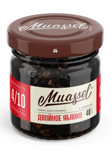 Muassel Medium 4/10 Двойное Яблоко 200гр