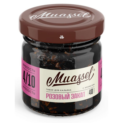 Muassel Medium 4/10 Розовый Закат 200гр Muassel Medium 4/10 Розовый Закат 200гр
