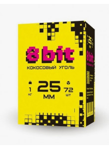 Уголь 8 Bit 25 72шт 1кг Уголь 8 Bit 25 72шт 1кг